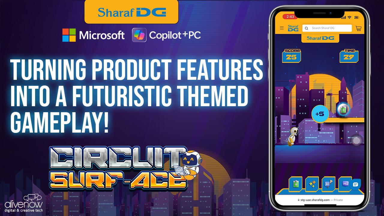 How Sharaf DG & Microsoft Copilot Engaged Audiences with an Immersive Web-Based Game by AliveNow