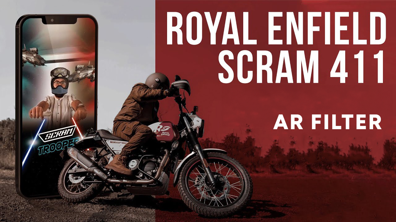 Royal Enfield Scram 411: Riding the Wave of Excitement with this AR Experience