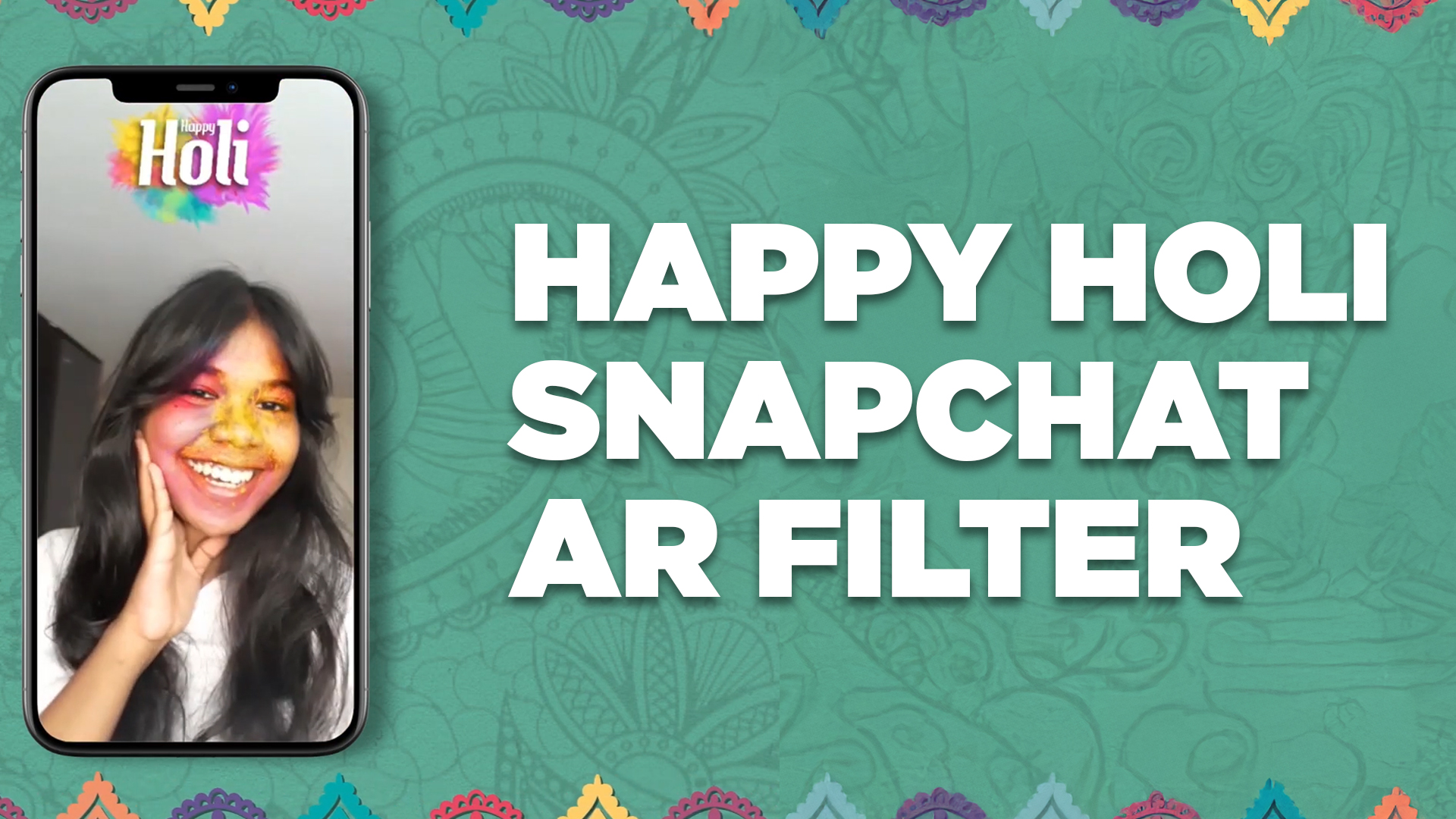 Bringing the Spirit of Holi to Snapchat with a vibrant Snap AR Lens!