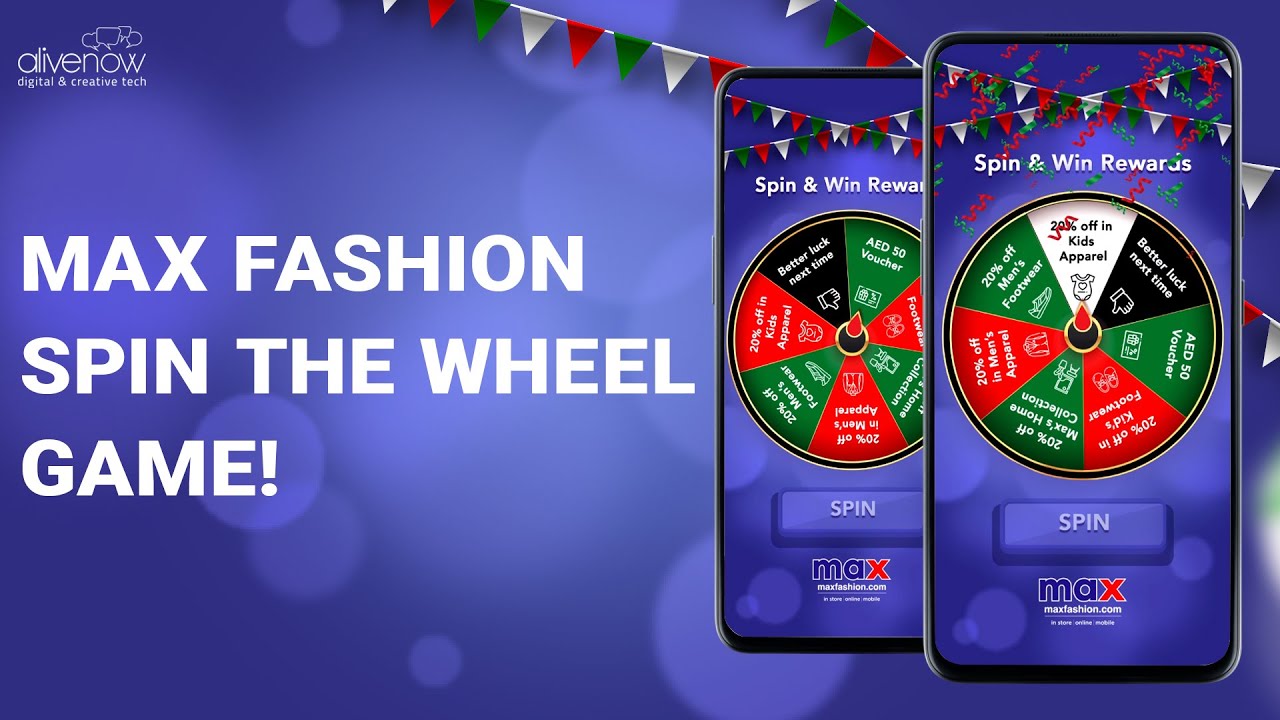 Gamified Engagement for Max Fashion’s National Day Sale: Spin &amp; Win