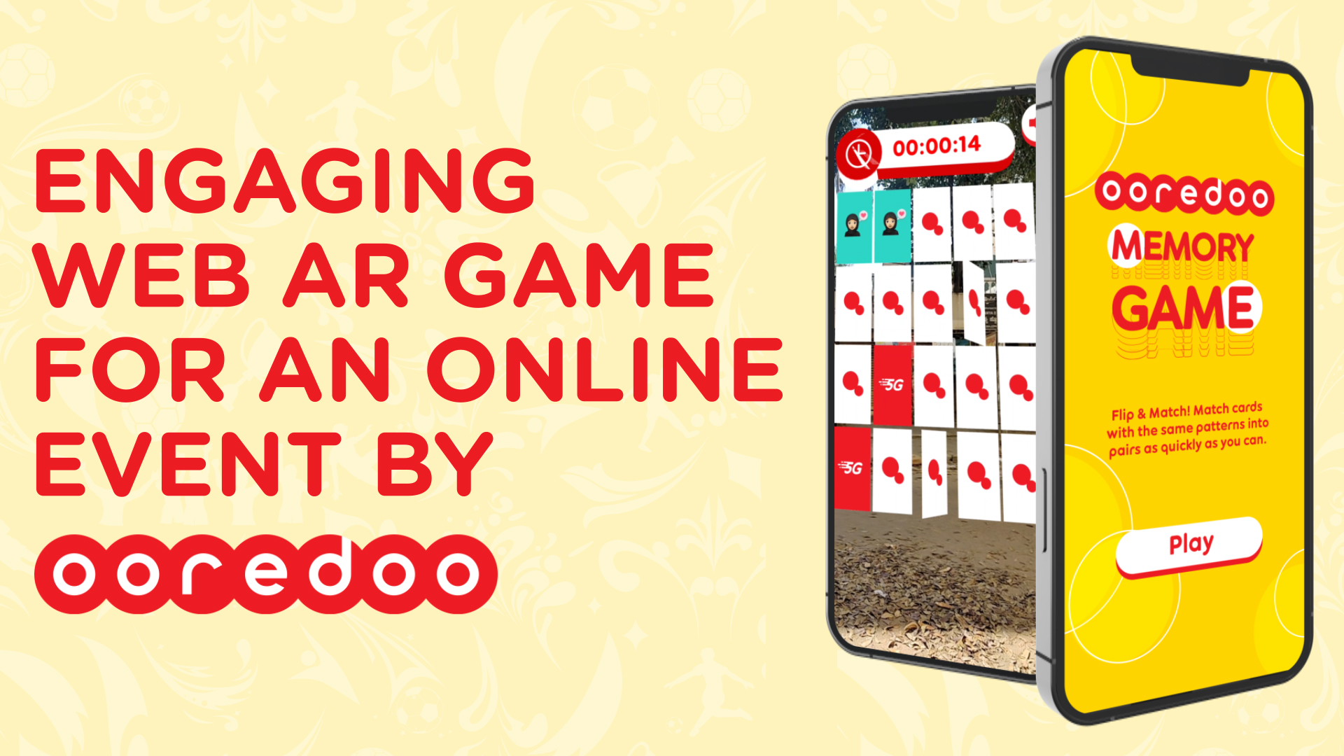 Ooredoo Engages Seminar Audiences with an Interactive WebAR Memory Game