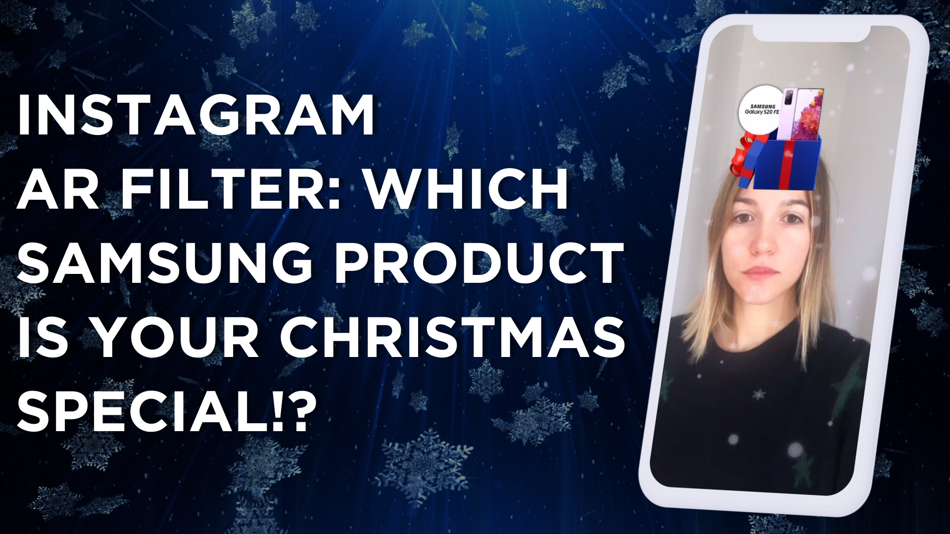 Spreading the Christmas Cheer with Samsung in Augmented Reality