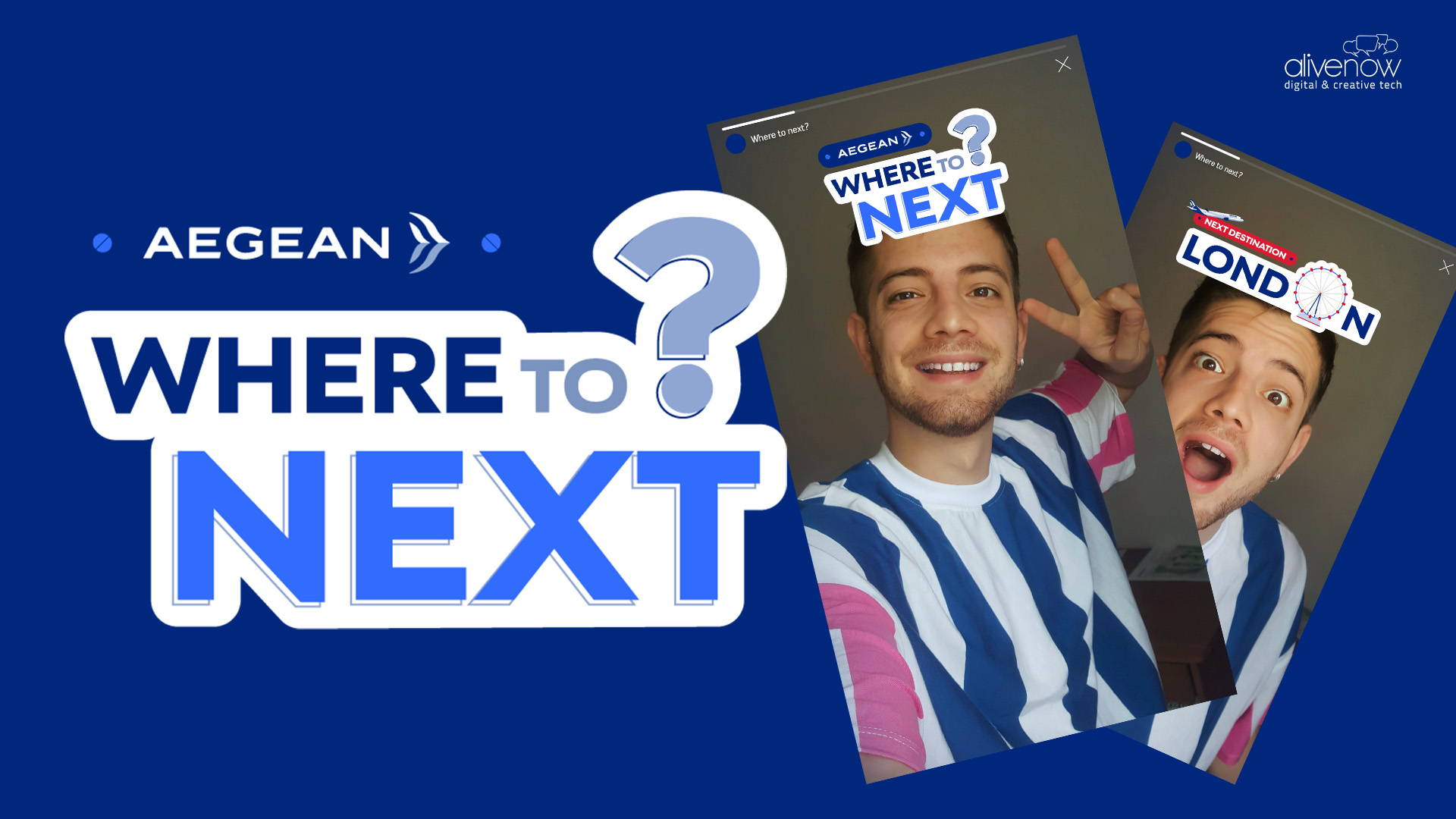 Tourism and Travel Sector Marketing – Aegean Airlines Inspires Traveler’s with a Fun AR Filter for their next travel destinations