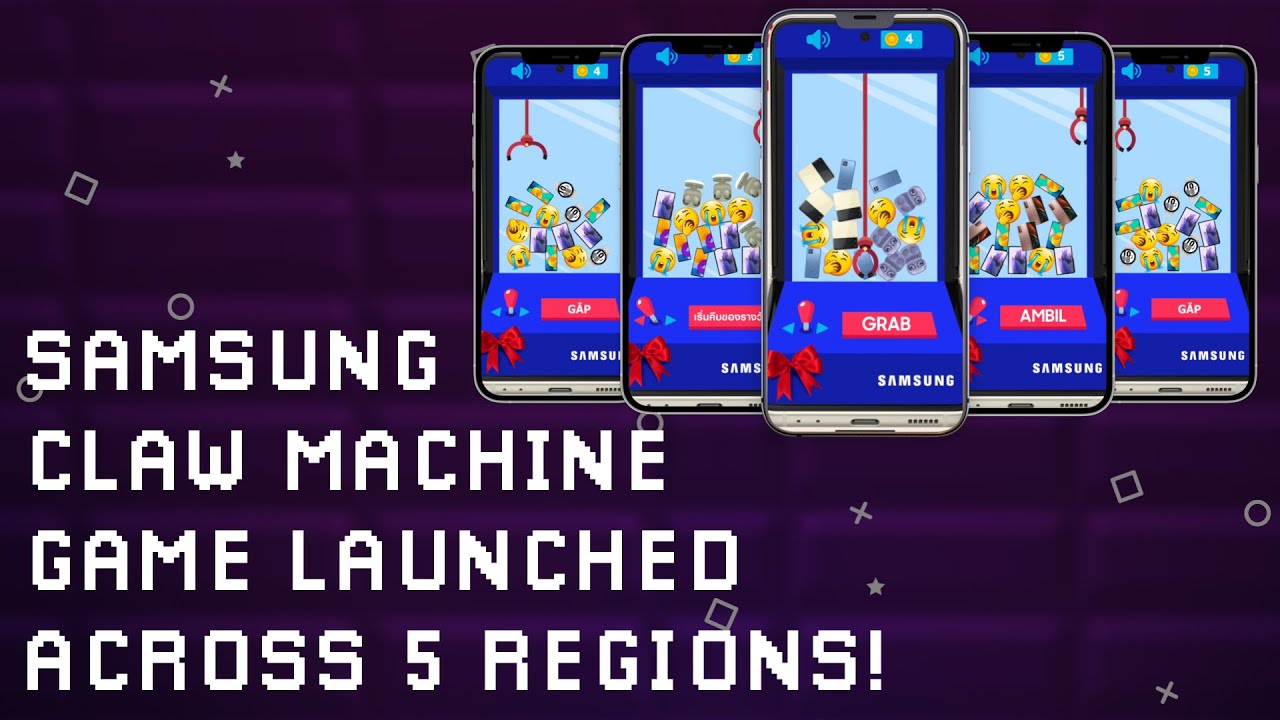 Samsung’s Claw Machine Hyper Casual Branded Game Drives Massive Engagement Across 5 Regions!