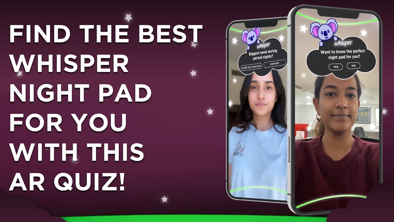 Helping Women Choose the Right Whisper Pad with an Educational AR Filter