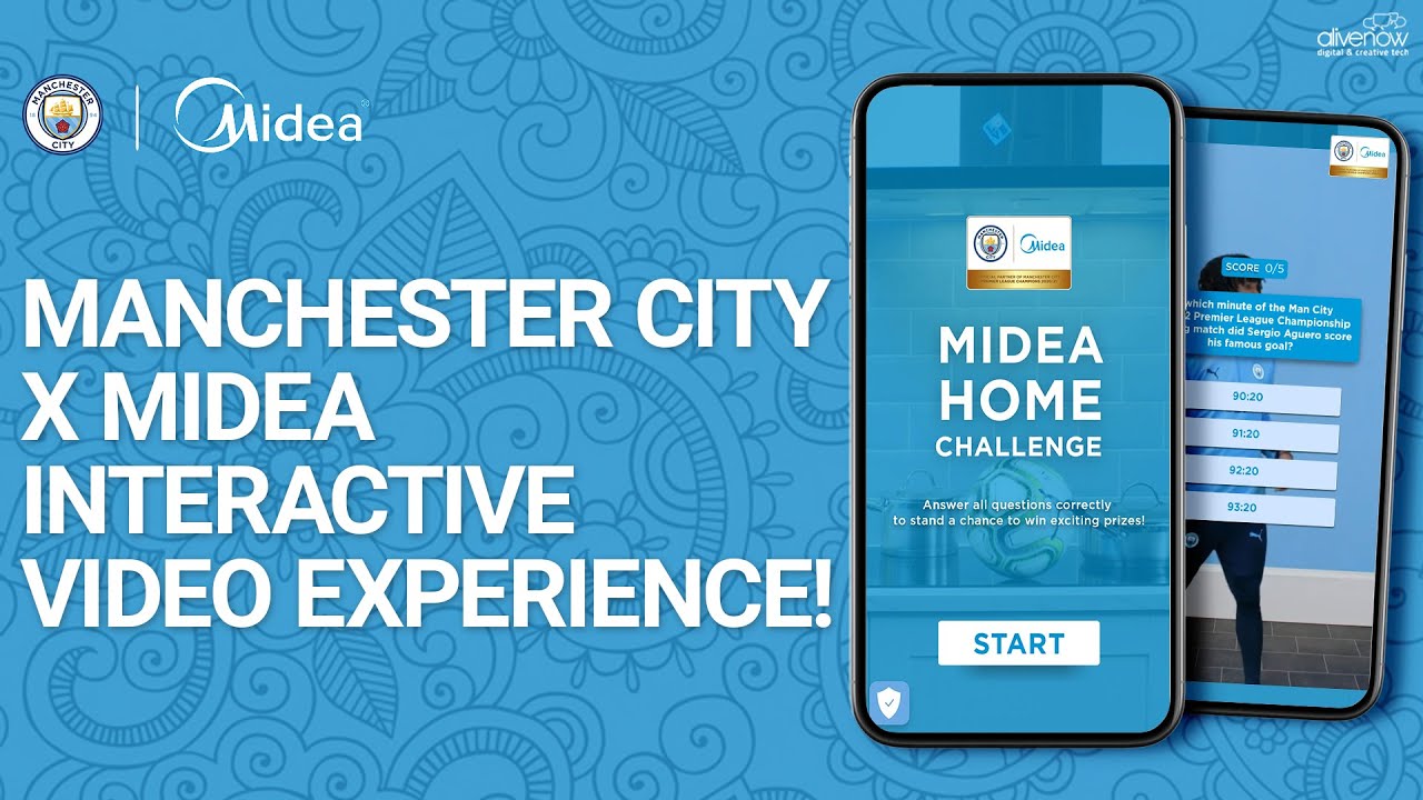 Manchester City × Midea: An Interactive Video Experience Built to Engage Global Fans across any platform