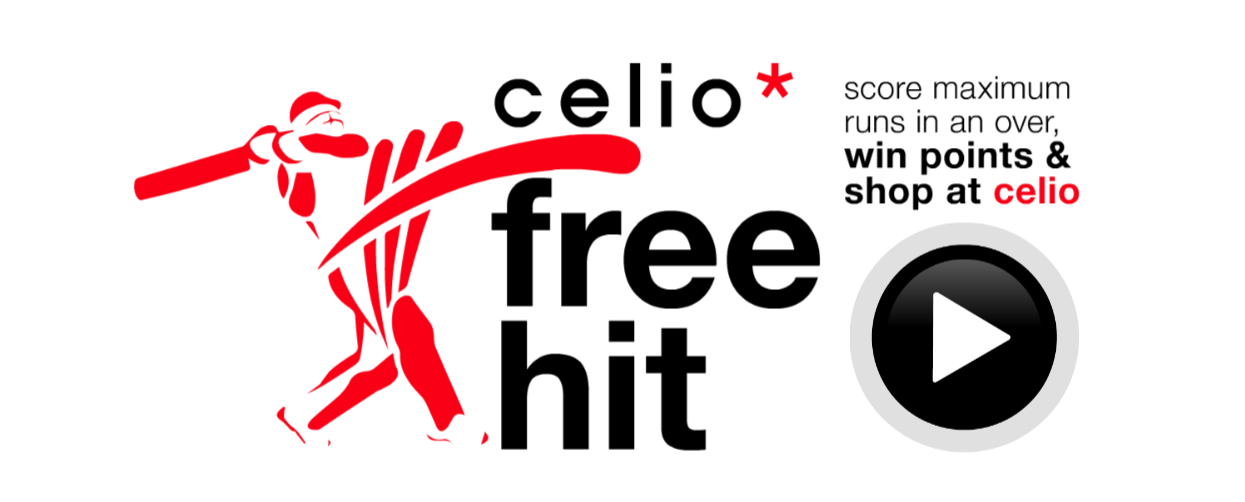 Celio Launches Free Hit Newsfeed SmartApp Cricket Game for the World Cup.
