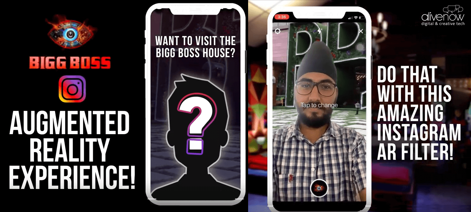 COLORS launches Instagram Augmented Reality experience for Bigg Boss.