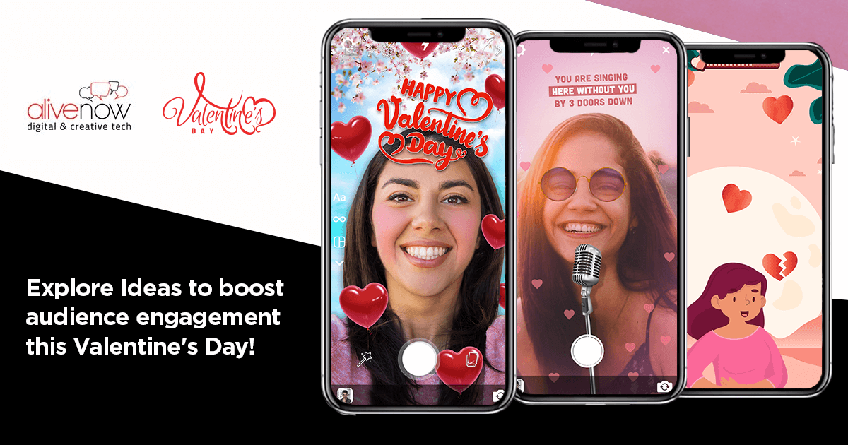 Marketing ideas for Valentine’s Day using Games and Augmented Reality.
